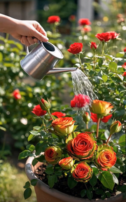 View Scottish Red and Green Rose Seeds image 1