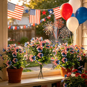 View 🔥4th of July Hot Sale 60% Off 🔥 Patriotic Red White Blue Artificial Flowers💐 image 3
