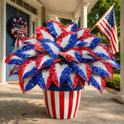 View 🔥Celebrate America's 250th 🌱UV Resistant Artificial Independence Day Hosta Decor suit🇺🇸 image 1