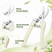 View Compact Curved-Blade Garden Pruning Shears image 6