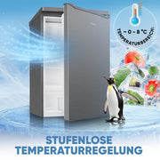 View Bomann Kühlschrank mit Gefrierfach klein | Kühlschrank 2 Ablagen | leise | mit 4-Sterne Gefrierfach | Kühlschrank klein mit Obst- und Gemüsefach | image 2