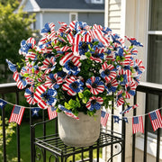View 🔥4th of July Hot Sale 60% Off 🔥 Patriotic Red White Blue Artificial Flowers💐 image 5