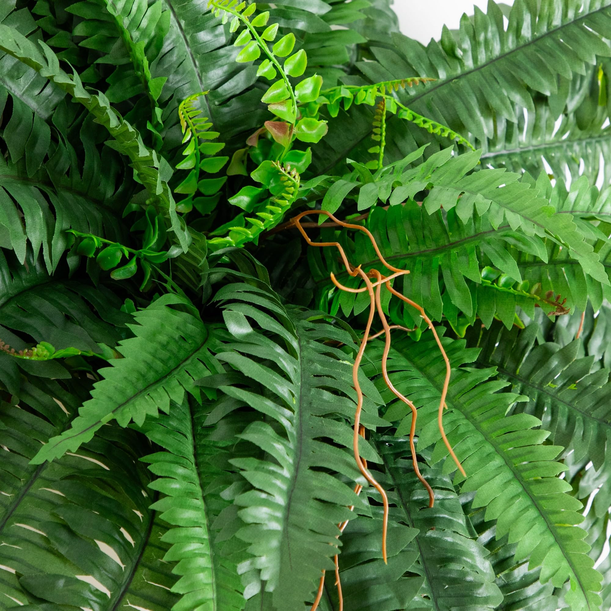 🌱 UV Resistant Ferns Artificial Plants Large for Planters, Office & Home Decor, Outdoor & Indoor