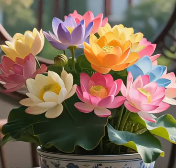 🌸[7 days germination]Last Day Sale - 50% OFF💐The Sacred Bonsai Bowl Lotus Flower