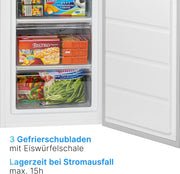 View Bomann Gefrierschrank 85L Nutzinhalt, Gefrierschrank klein mit 3 Schubladen, wechselbarer Türanschlag, Freezer mit 4 Sterne-Kennzeichnung, leise & image 5