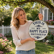 View “This Is My Happy Place” Door Sign image 6