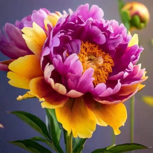 💙💛Blue Yellow Peony Flower Seeds