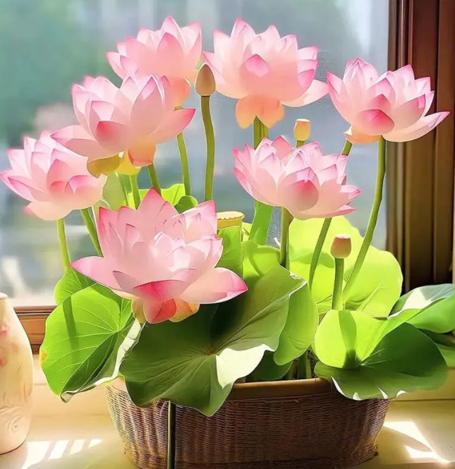 🌸[7 days germination]Last Day Sale - 50% OFF💐The Sacred Bonsai Bowl Lotus Flower