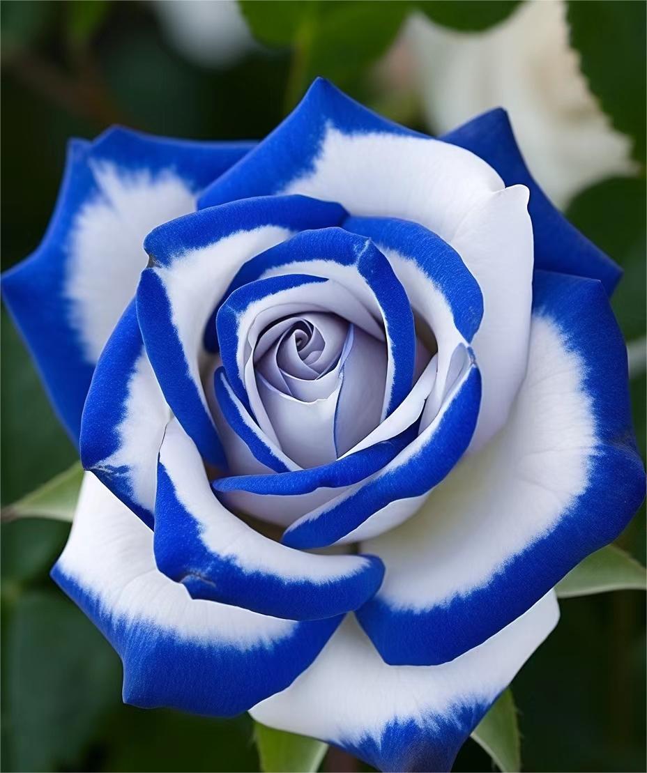 💙Blue White Roses Seeds:A Delightful Blend of Elegance and Serenity