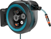 View Gardena Akku-Wand-Schlauchbox PowerRoll XL solo: Automatischer Schlauchaufroller mit 35 m Gartenschlauch, Schlauchführung und RollControll, image 3