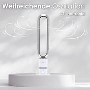 View Zilan Turmventilator energiesparender BLDC Motor mit Fernbedienung Ventilator energiesparend oszillierend sehr leise Design Standventilator 10 Stufen image 3