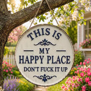 View “This Is My Happy Place” Door Sign image 3