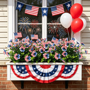 View 🔥4th of July Hot Sale 60% Off 🔥 Patriotic Red White Blue Artificial Flowers💐 image 4