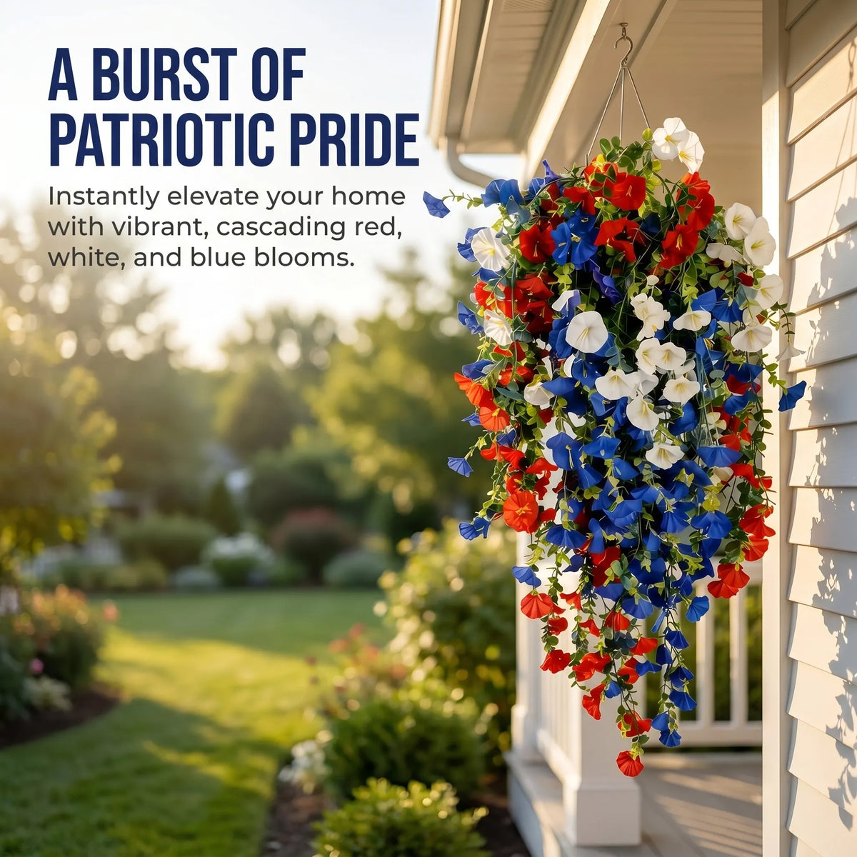 🇺🇸4th of July Decoration Tricolor Patriotic Artificial Flower✨