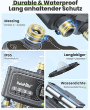 View RAINPOINT Bewässerungscomputer WLAN mit 4 Ausgängen, Messing Ein- und Ausgang, Bewässerungsuhr 4 Zonen mit wetter- & bodenbasierter Steuerung, App- & image 4