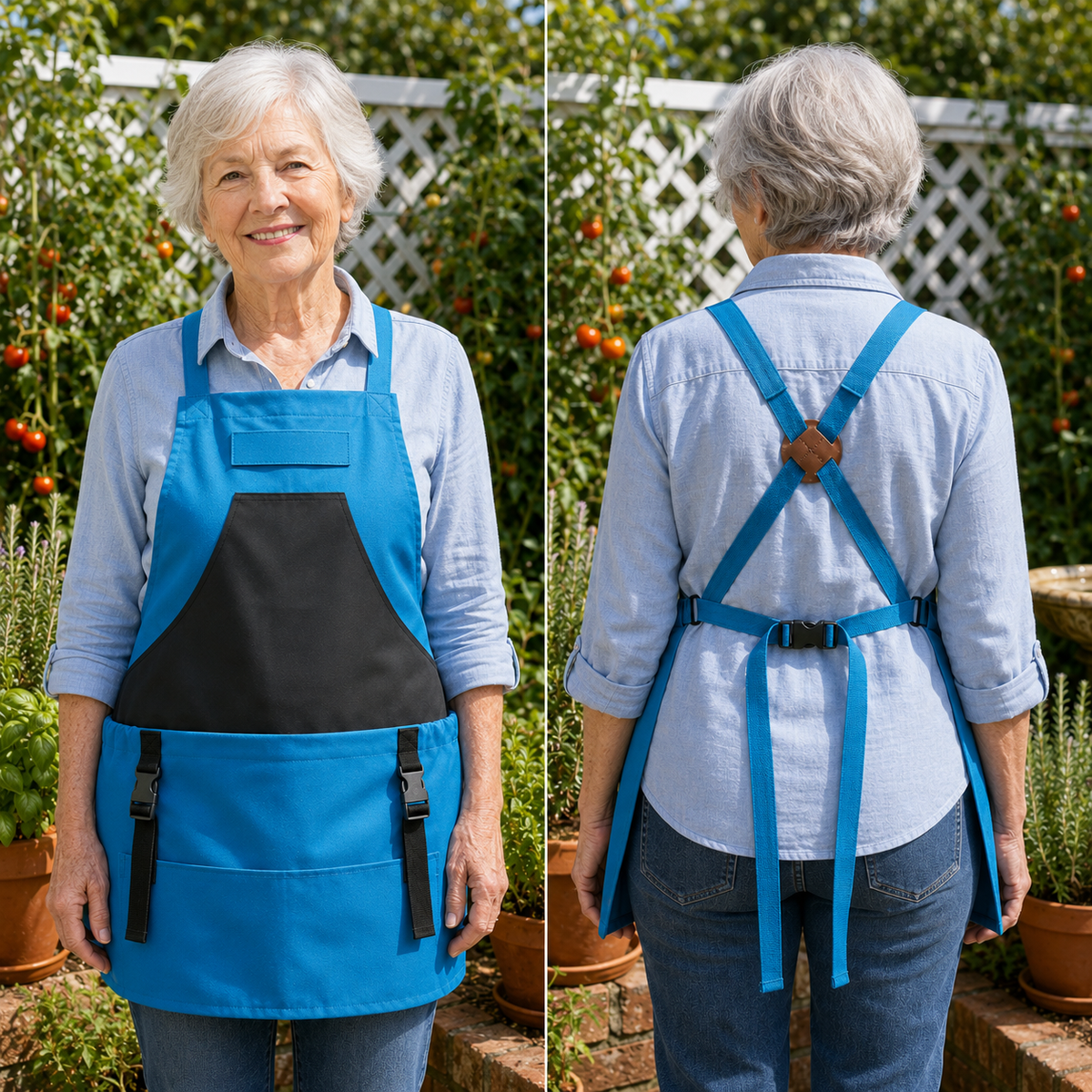 Hands-Free Quick-Release Gardening Apron