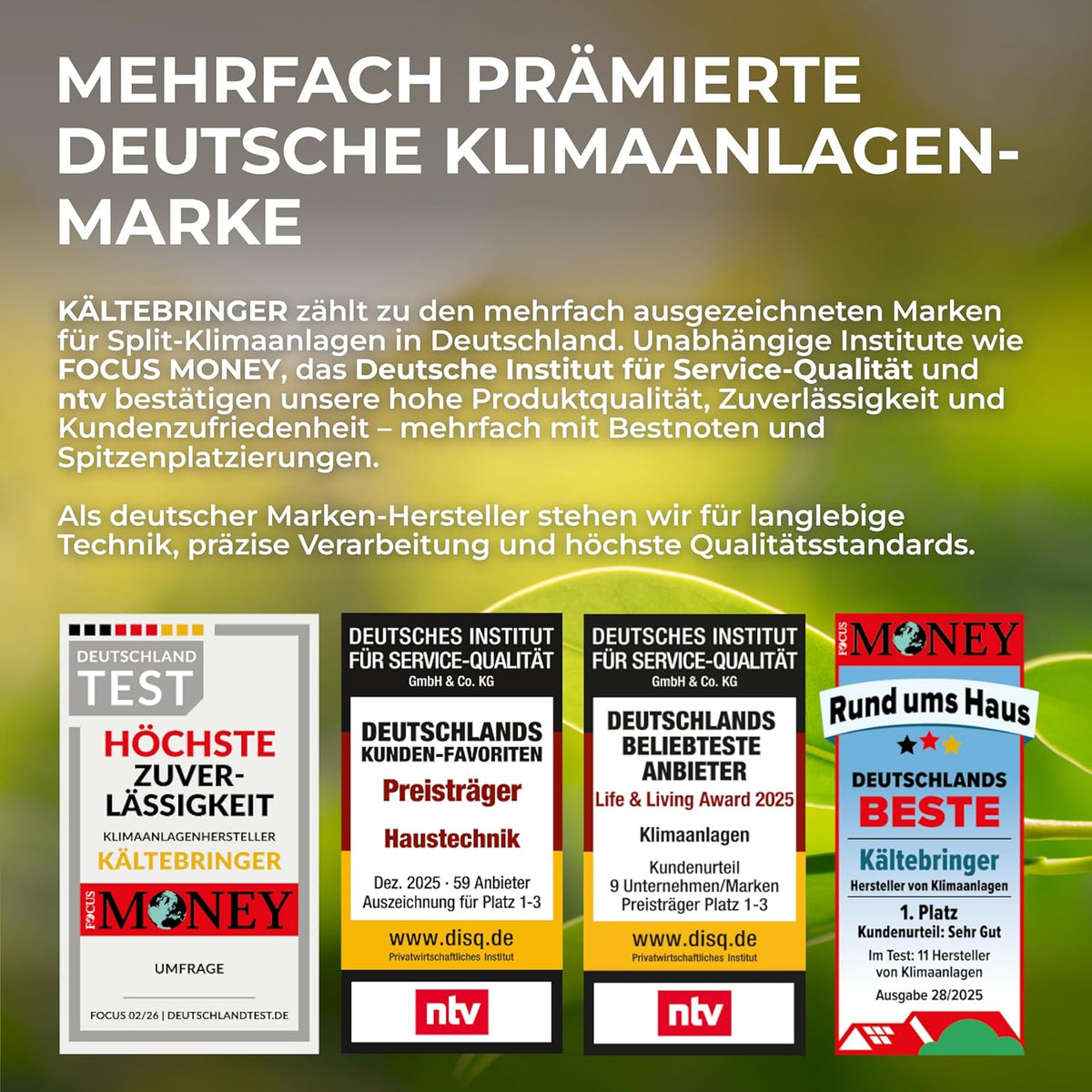 Kältebringer A+++ R290 Split Klimaanlage 12000 BTU (3,7 kW) - mit Heizfunktion, WiFi & App, bis 60m², sehr leise, 5m Kupferleitung, Kältemittel R290,