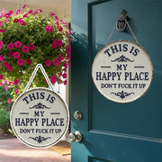 View “This Is My Happy Place” Door Sign image 2