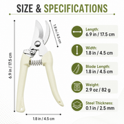 View Compact Curved-Blade Garden Pruning Shears image 5