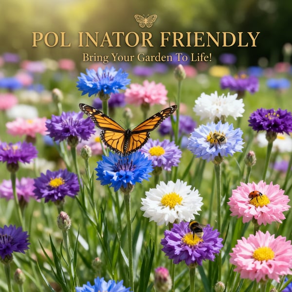 🌼 Unstoppable Cornflower Seeds – Premium Wildflowers That Grow Anywhere!