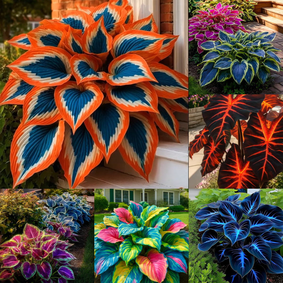 🎁2025 Special Offer🌿 Fire & Ice Rare Hosta Flower Seeds
