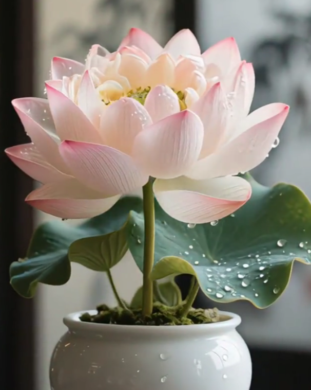 🌸[7 days germination]Last Day Sale - 50% OFF💐The Sacred Bonsai Bowl Lotus Flower