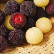 View Giant Bayberry: Ping-Pong Ball Size, ⭐Strawberry-Cherry Fusion Flavor image 2