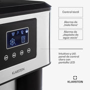 View Klarstein Maquina de Hielo Doméstica, 1,8L, Gris oscuro, Ice Maker Encimera 15 kg, para Hacer Cubitos de Hielo y Picado en Casa, con Panel Táctil y image 4