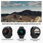 View Garmin fēnix 8-51mm - Reloj de Alto Rendimiento GPS Multideporte con Pantalla táctil AMOLED, Linterna LED, Altavoz y micrófono Integrados, Mapas y image 3