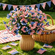 View 🔥4th of July Hot Sale 60% Off 🔥 Patriotic Red White Blue Artificial Flowers💐 image 2