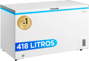 View MIDEA Arcon Congelador Pequeño de 418L | Congelador Horizontal Convertible a Frigorífico con Motor Inverter, Control Electrónico de Temperatura, image 1