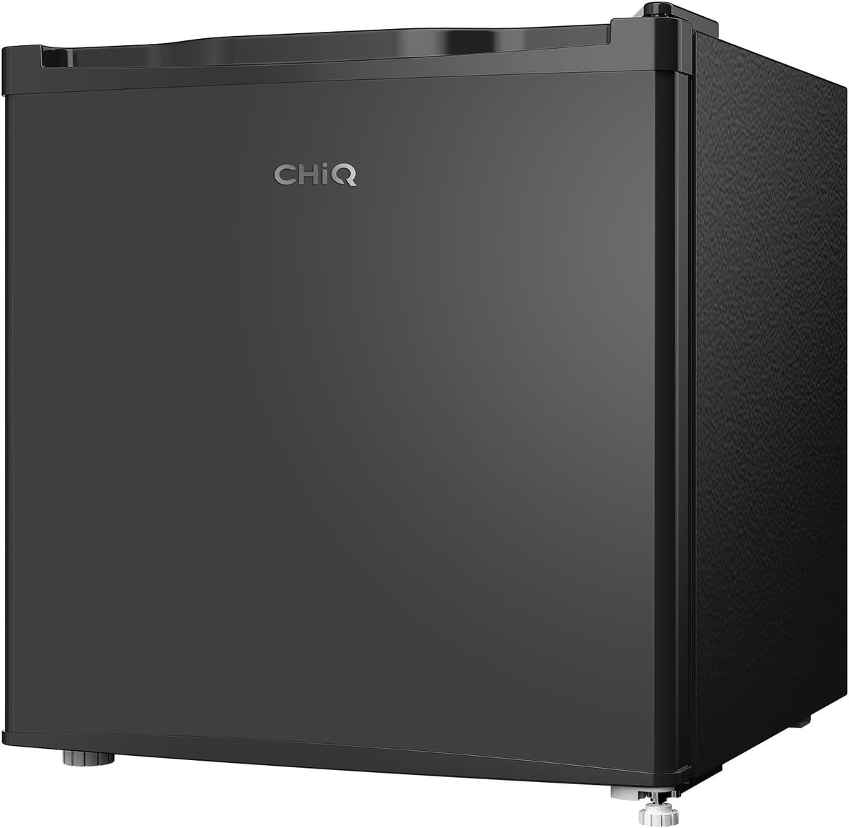 CHIQ Frigorífico Minibar capacidad 46L, Compresor incorporada, Botellero y Compartimiento Congelador, Control de Temperatura regulable, Bajo Nivel de