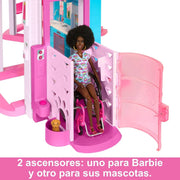 View Barbie Dreamhouse 2023 Casa para muñecas de juguete de 3 plantas con +75 muebles y accesorios, +3 años (Mattel HMX10) image 5