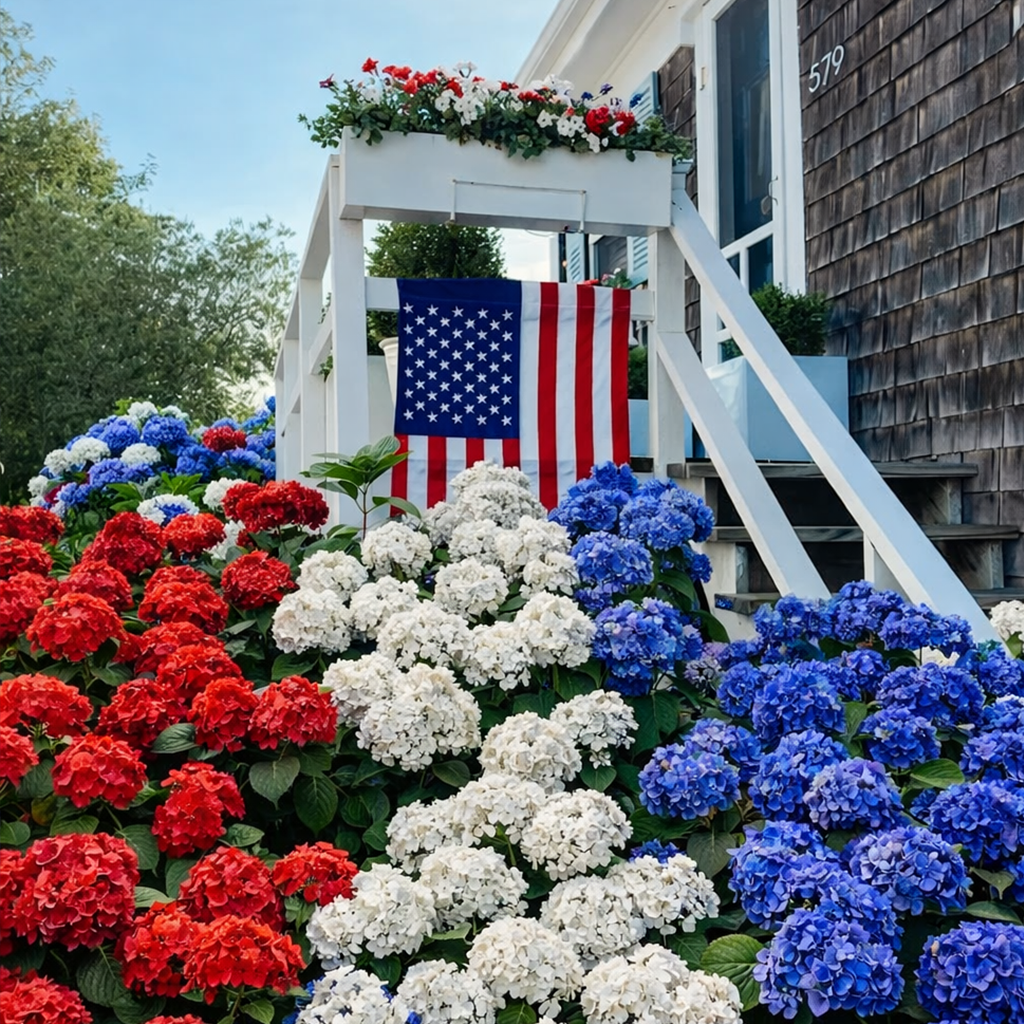 🔥 Limited Edition! Red, White & Blue Hydrangeas for America’s 250th 🇺🇸