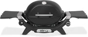 View Weber Q 1200N Gasgrill mit Seitentischen/leichter Grill für Camping, Terrassen & Balkone mit Hochleistungsbrenner, porzellanemaillierten Gussrosten & image 1