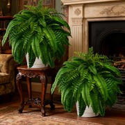 View 🌱 UV Resistant Ferns Artificial Plants Large for Planters, Office & Home Decor, Outdoor & Indoor image 6