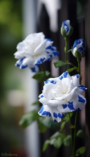 View Rare Blue Ink Rose Seeds🔥2024 Newest image 4