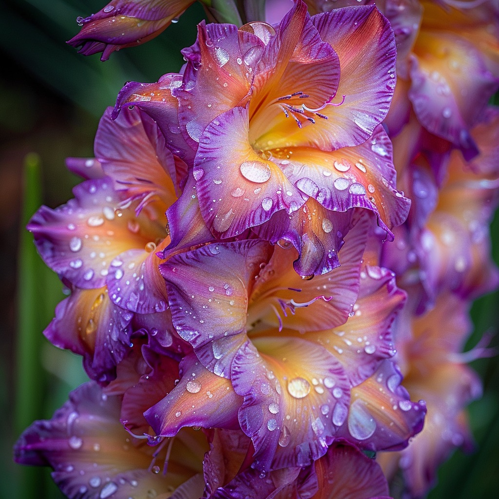 Velvet Ruffle Gladiolus Corms🌺