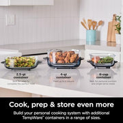 View 2026 Ninja Crispi Freidora de Aire Caliente, Compatible con Microondas, Congelador y Lavavajillas, Sistema de Cocina Portátil en Vidrio No Tóxico, image 2