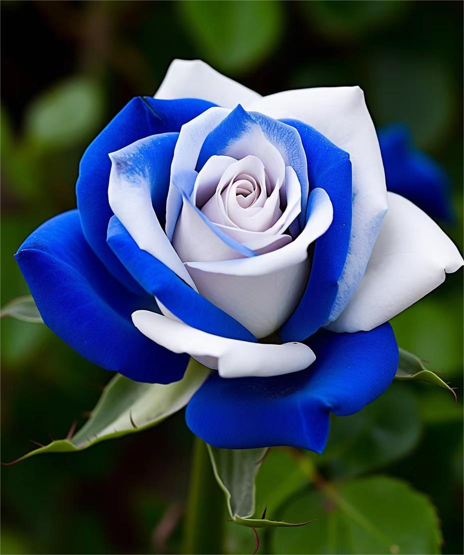 💙Blue White Roses Seeds:A Delightful Blend of Elegance and Serenity