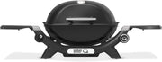 View Weber Q 1200N Gasgrill mit Seitentischen/leichter Grill für Camping, Terrassen & Balkone mit Hochleistungsbrenner, porzellanemaillierten Gussrosten & image 2