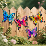 View 🦋Handmade Iron Butterfly Garden Decor – 4 Color Set image 5