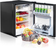 View Smad 85L Kompressor Kühlschrank 12V, 12V Camping Kühlschrank, für Caravan, 6L Gefrierschrank, Schwarz image 1