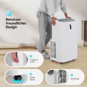 View GOPLUS 16000 BTU Klimaanlage mit Abluftschlauch, 5 in 1 mobiles Klimagerät: Kühlen, Heizen, Entfeuchten, Belüften, Schlafmodus | für Raumgröße bis image 4