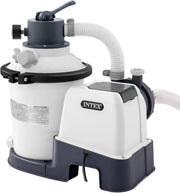 View Intex Depuradora Arena Krystal Clear 3.500 l/h Skimmer Deluxe Filtro 3.028 l/h Easy Set-Metal Frame, 49x43x34 cm, Color Blanco image 2