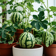 View Potted Watermelon Seeds-Small Space Planting image 1