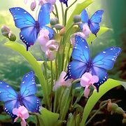 View Colorful Butterfly Flower Seeds-Vivid Winged Delight image 1