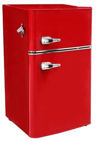 3.2 Cu ft Two Door Compact Refrigerator with Freezer