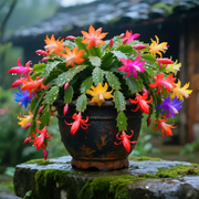 View 🌸 Mix Colors Schlumbergera Seeds – Easy-Care Blooms in Every Shade, Even in Winter ❄️🌈 image 1