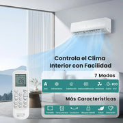 View COSTWAY Aire Acondicionado Split, 2,6 kW, Aire Acondicionado con Calefacción con Bomba de Calor,Refrigerante: R32, Calefactor y Refrigerador con Kit image 2